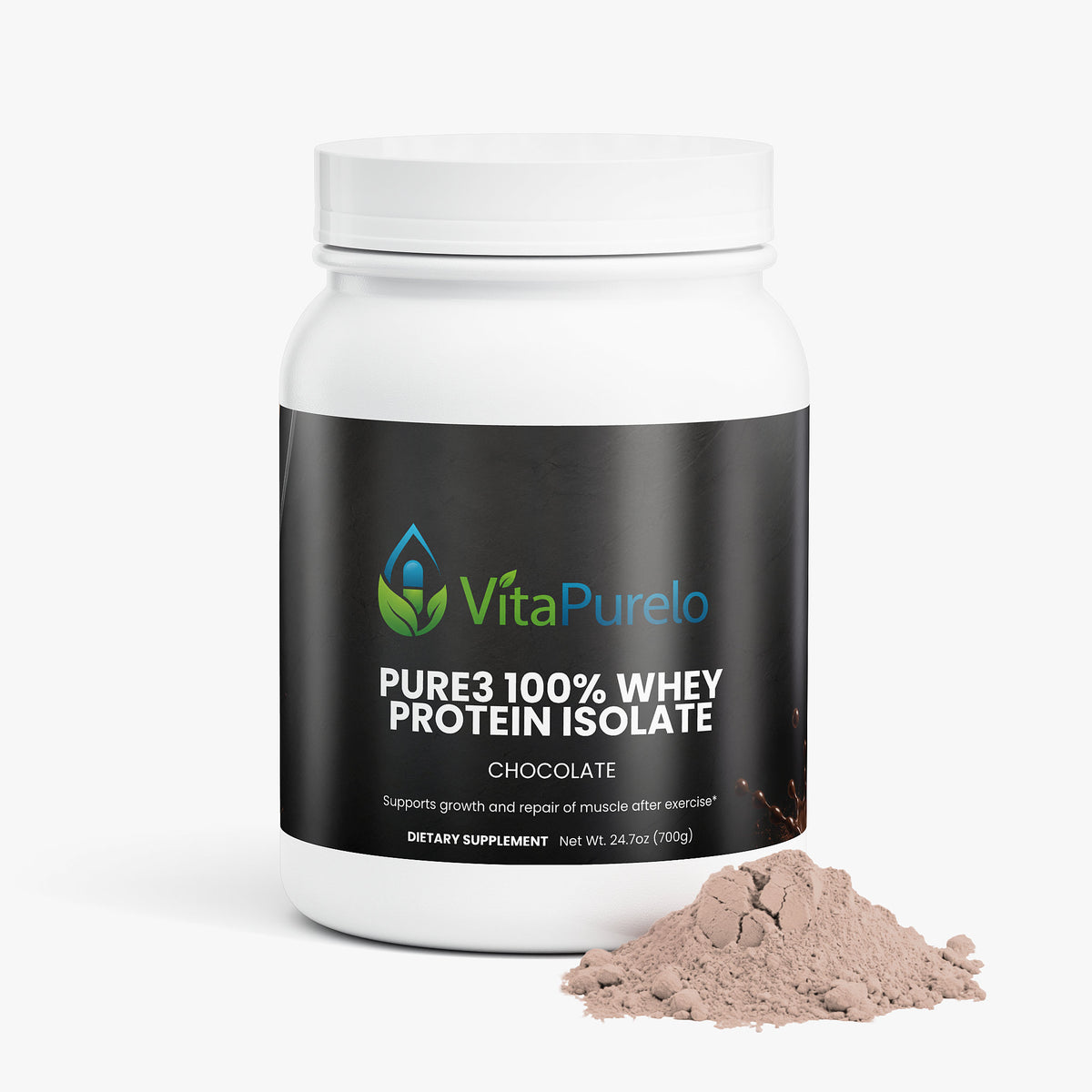 Pure3 100% Whey Protein Isolate (Chocolate)