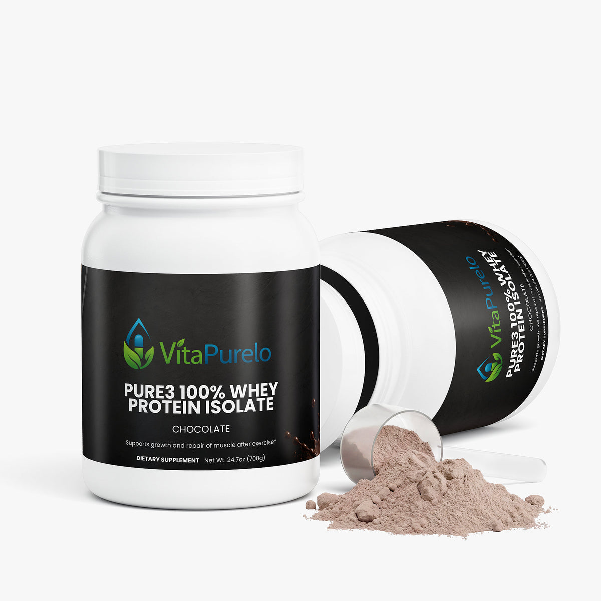Pure3 100% Whey Protein Isolate (Chocolate)