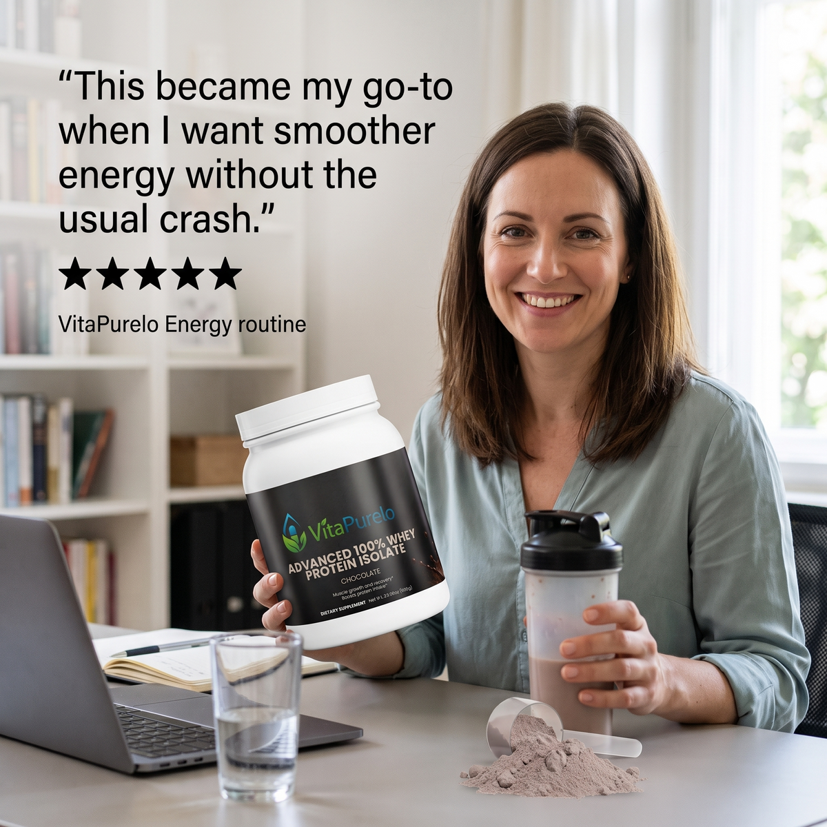 [UGC] Advanced 100% Whey Protein Isolate (Chocolate) — Testimonial / Review