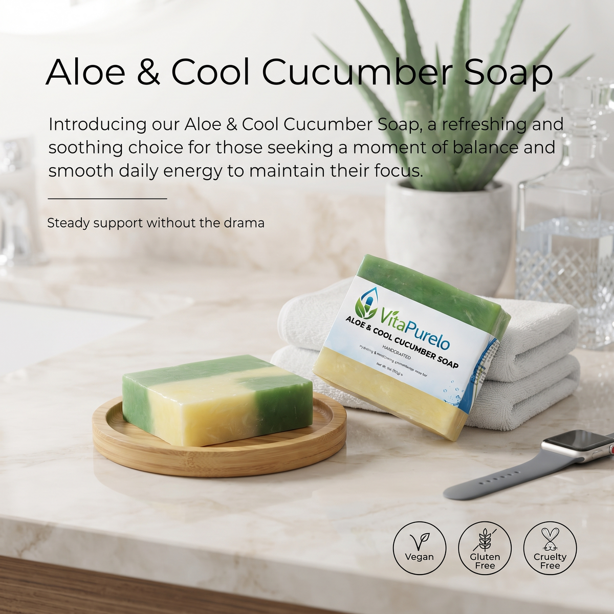 [UGC] Aloe & Cool Cucumber Soap — Product + Context