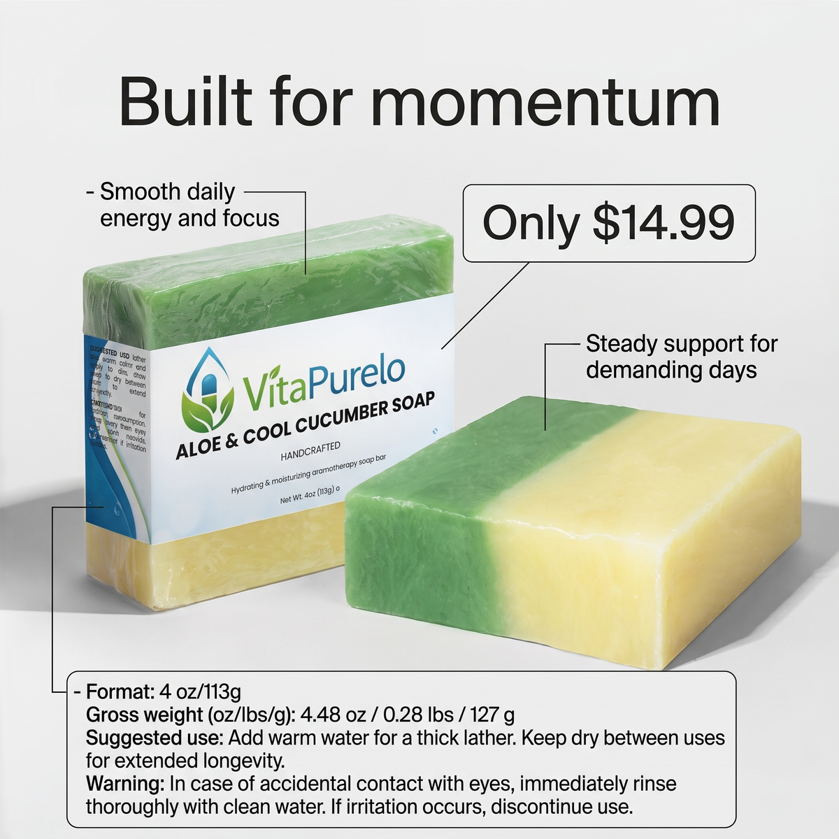 [UGC] Aloe & Cool Cucumber Soap — Value / Price