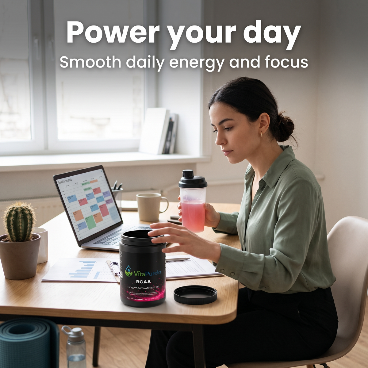 [UGC] BCAA Post Workout Powder (Honeydew/Watermelon) — Lifestyle / Main Benefit