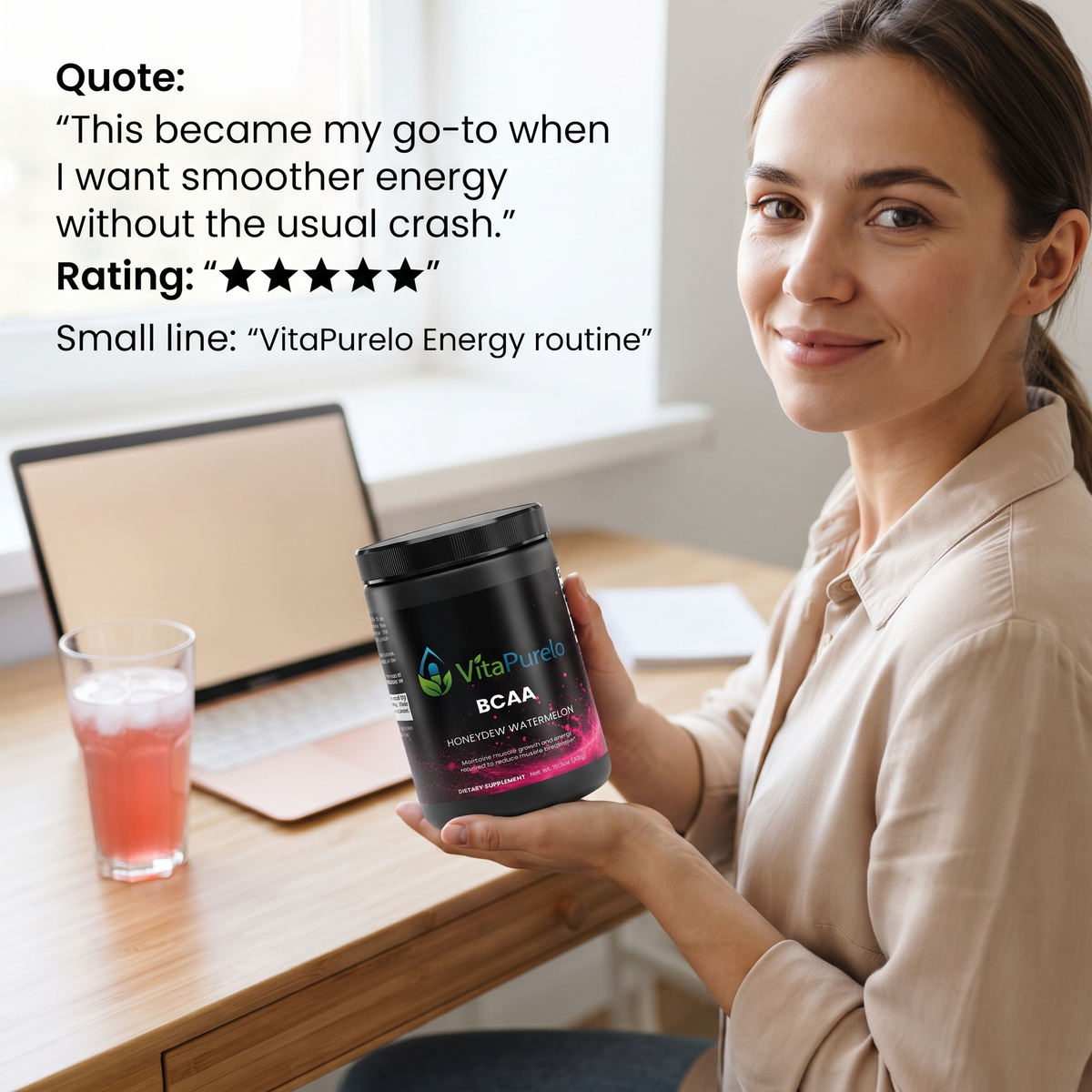 [UGC] BCAA Post Workout Powder (Honeydew/Watermelon) — Testimonial / Review