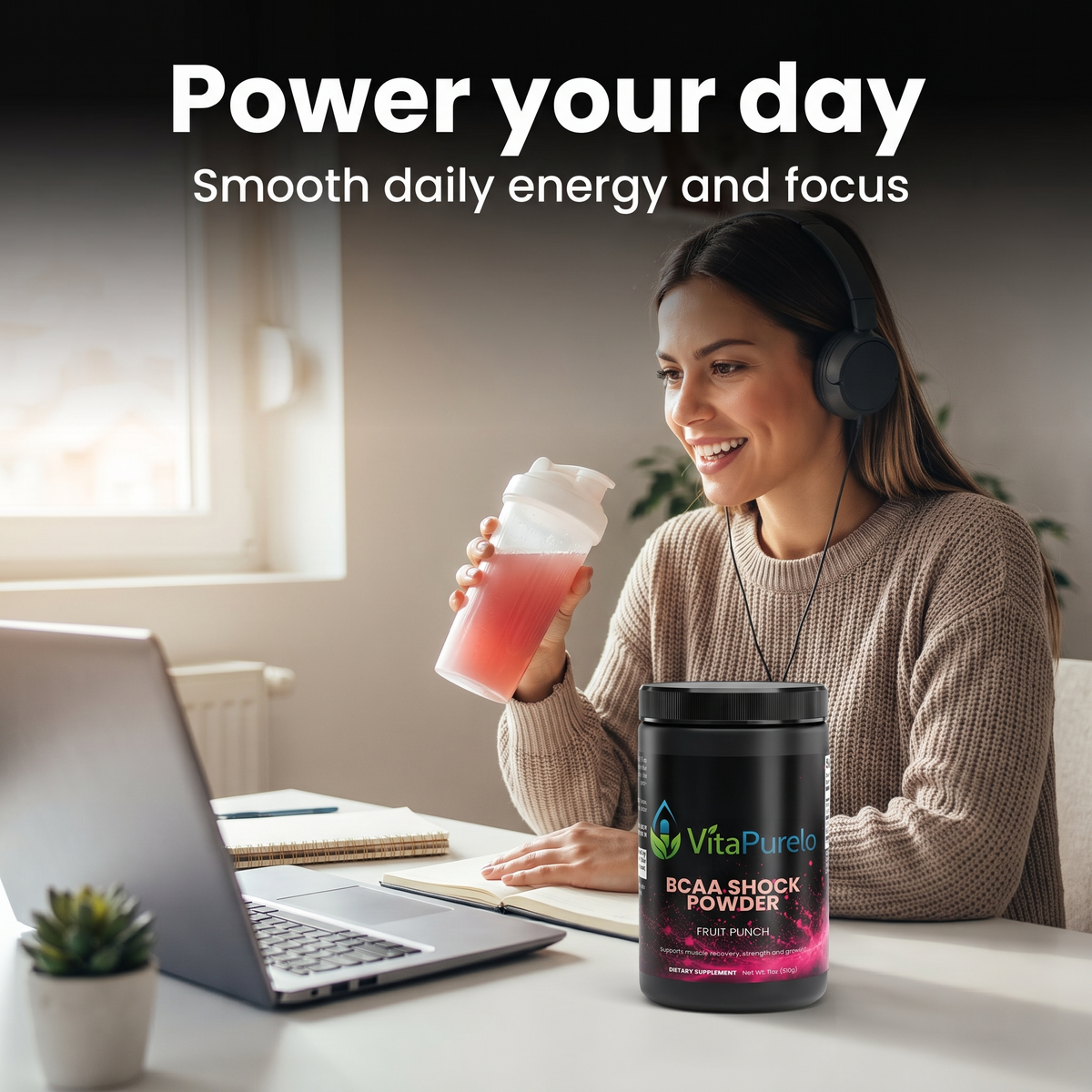 [UGC] BCAA Shock Powder (Fruit Punch) — Lifestyle / Main Benefit