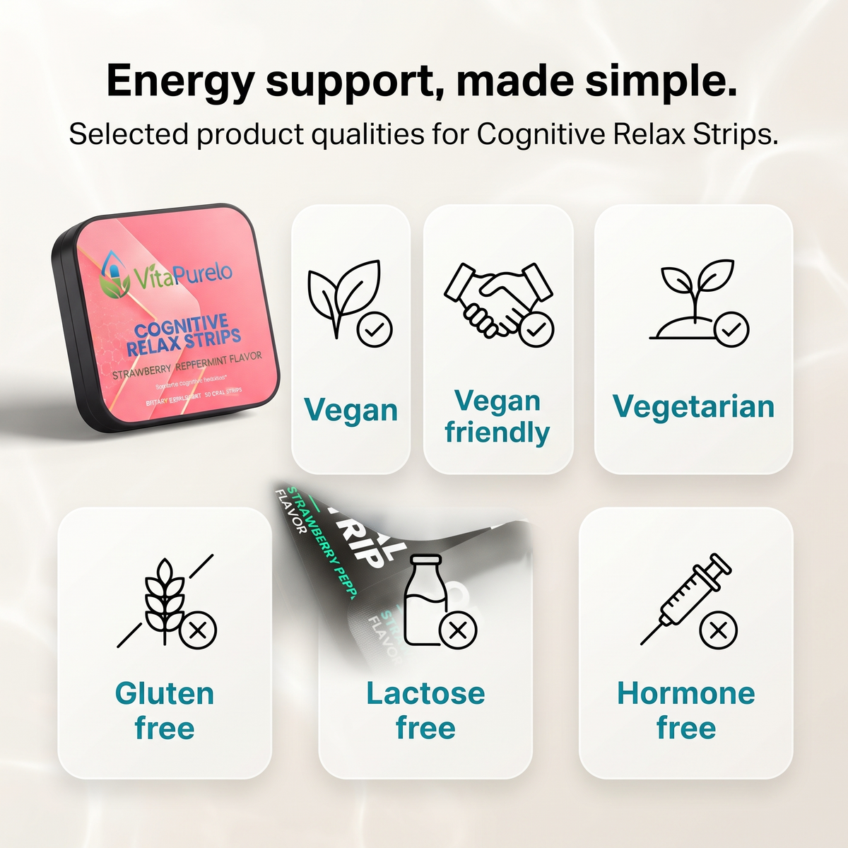[UGC] Cognitive Relax Strips — Icons / Badges