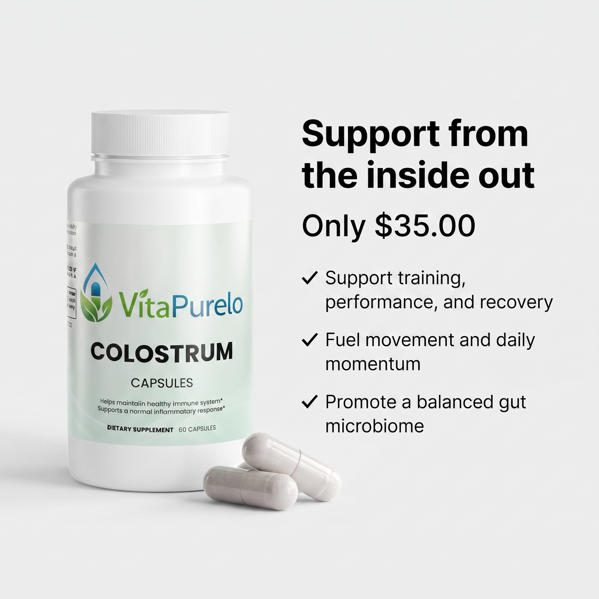 [UGC] Colostrum Capsules — Value / Price