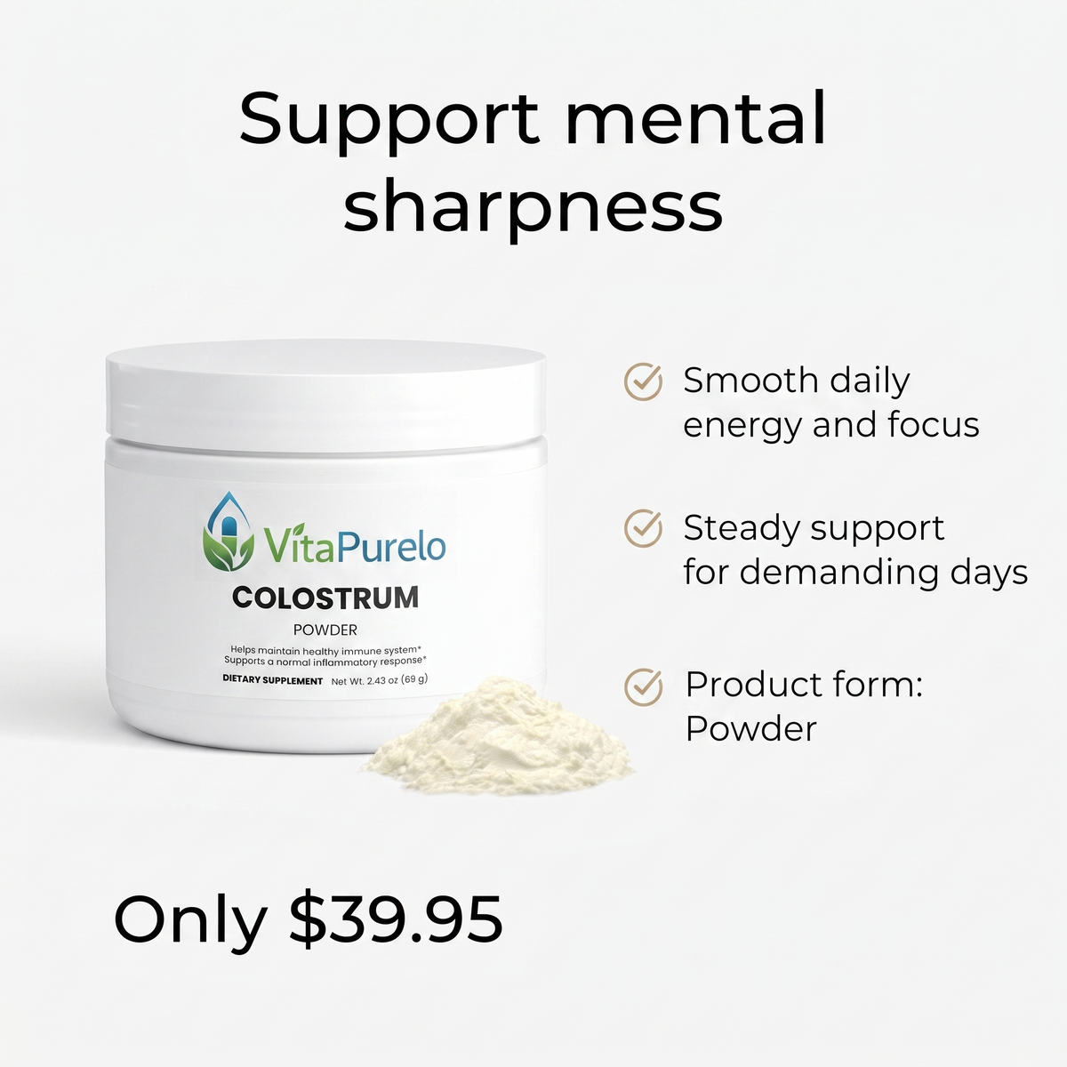 [UGC] Colostrum Powder — Value / Price
