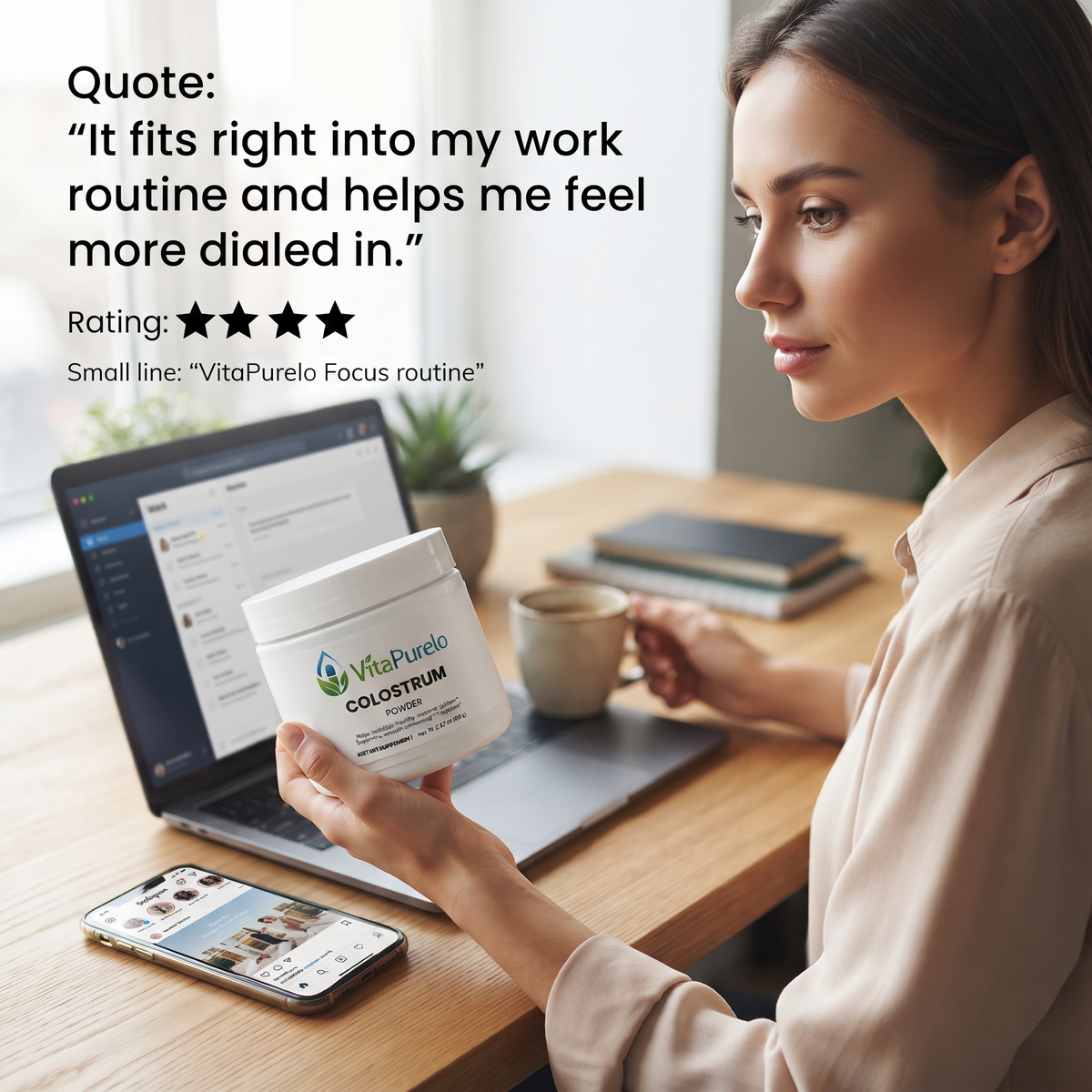 [UGC] Colostrum Powder — Testimonial / Review