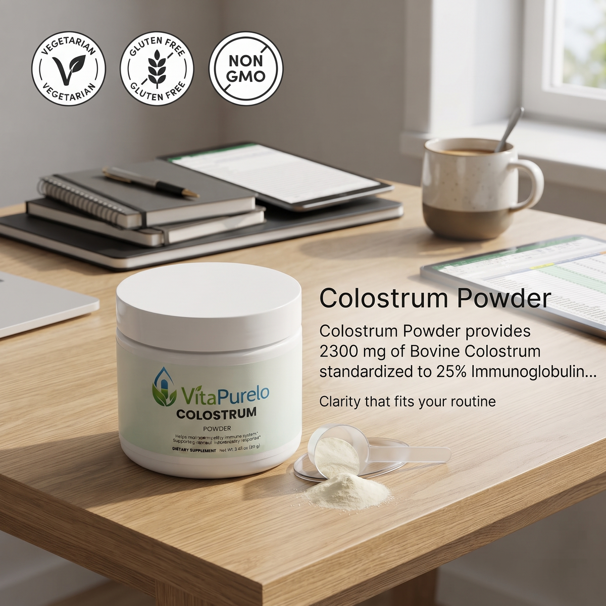 [UGC] Colostrum Powder — Product + Context