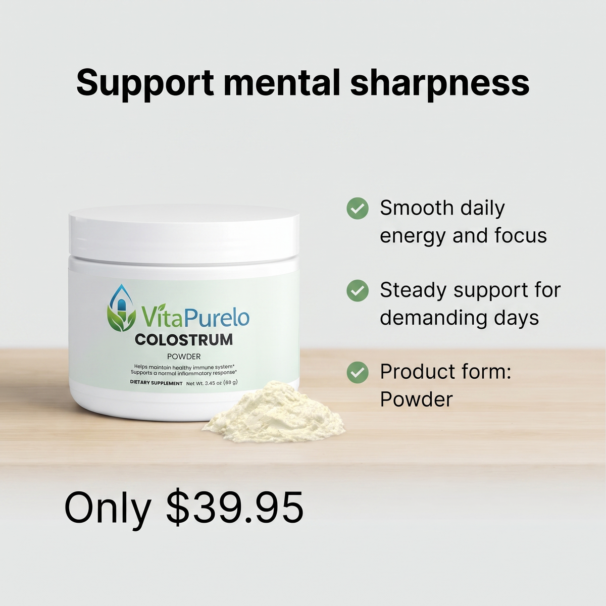[UGC] Colostrum Powder — Value / Price