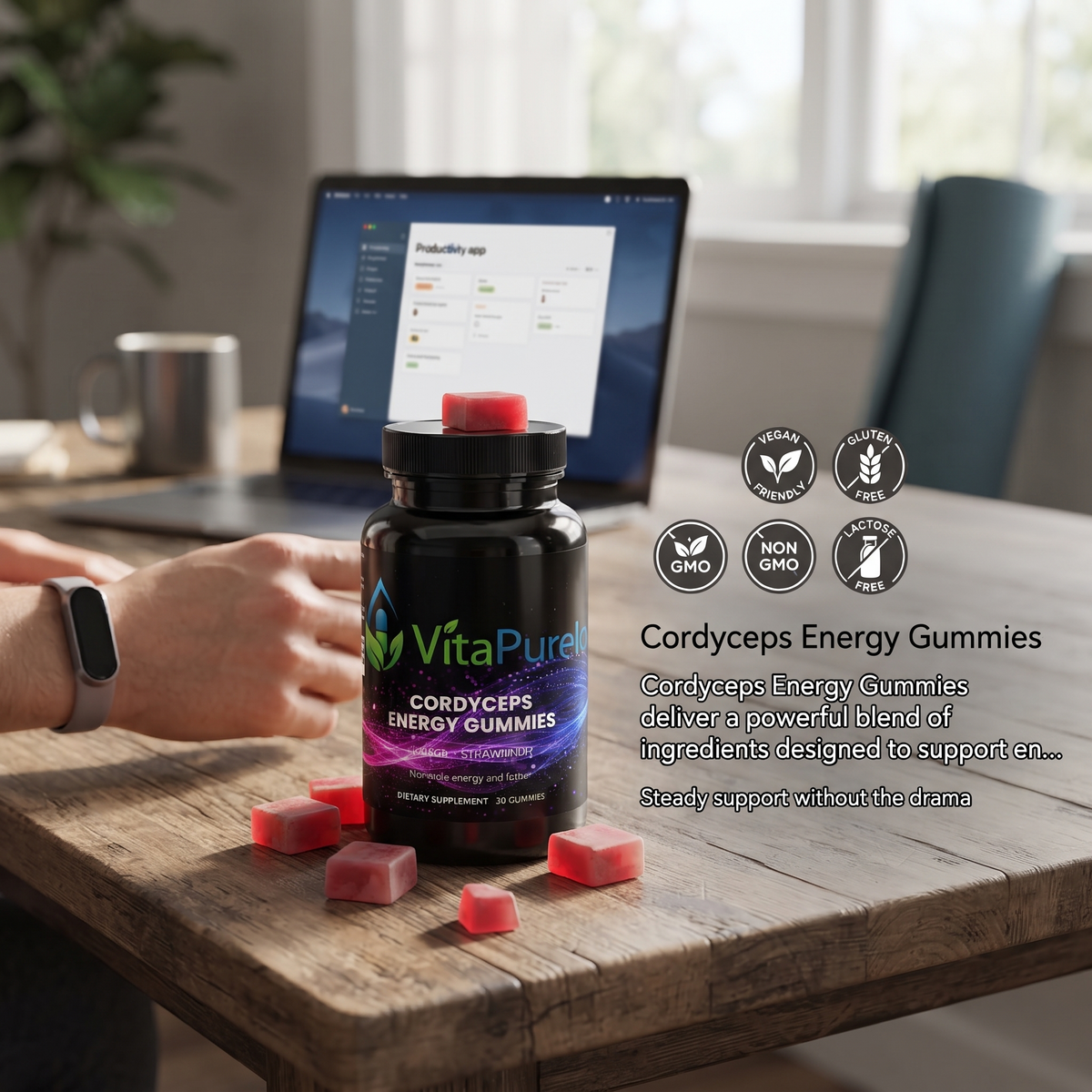[UGC] Cordyceps Energy Gummies — Product + Context