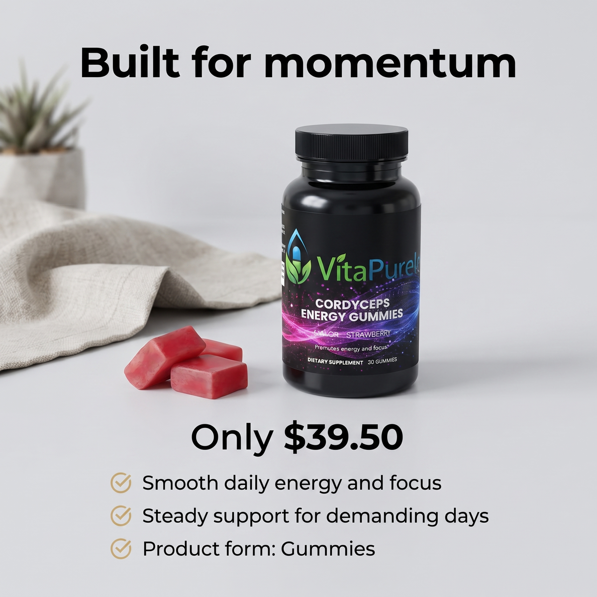 [UGC] Cordyceps Energy Gummies — Value / Price