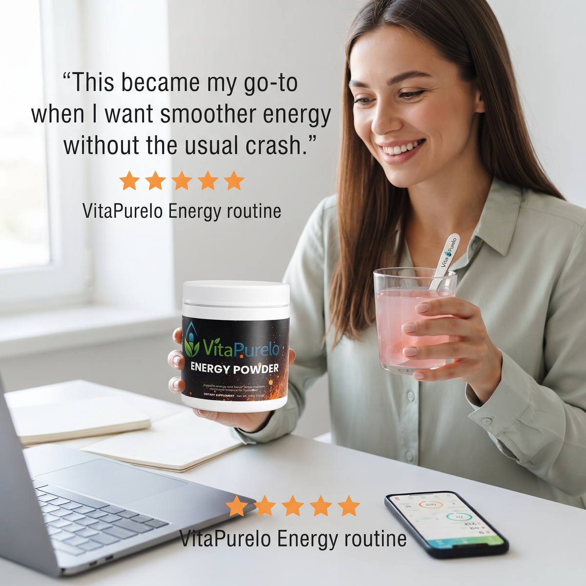 [UGC] Energy Powder (Lychee Splash Energy) — Testimonial / Review