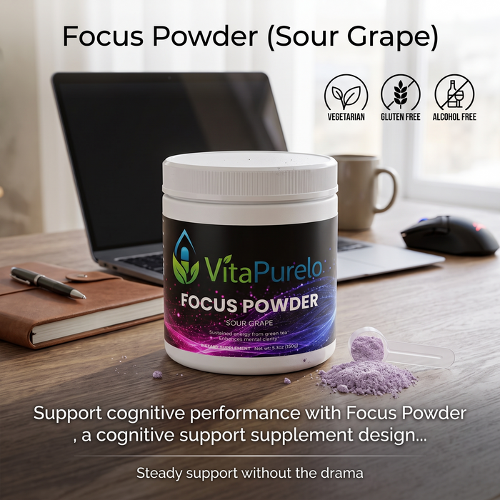 [UGC] Focus Powder (Sour Grape) — Product + Context