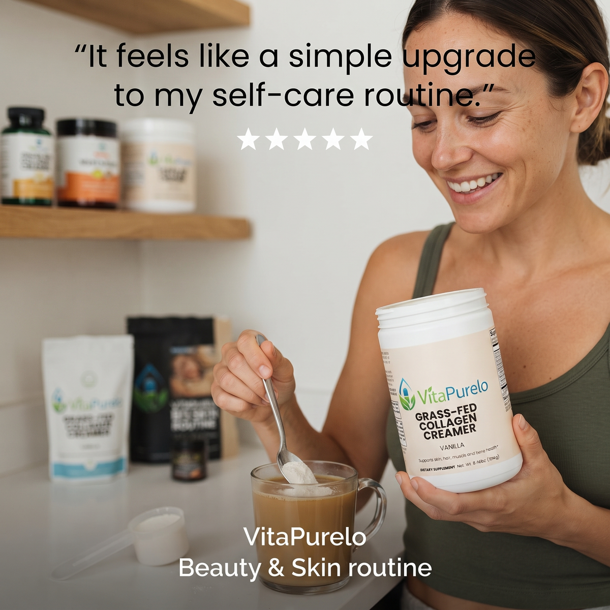 [UGC] Grass-Fed Collagen Creamer (Vanilla) — Testimonial / Review