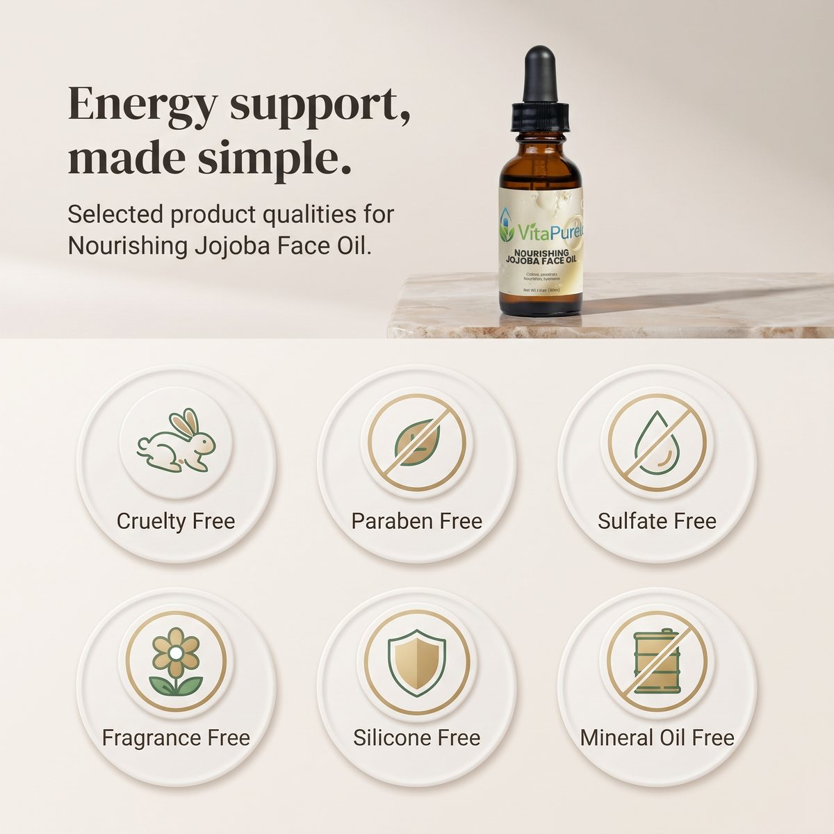 [UGC] Nourishing Jojoba Face Oil — Icons / Badges
