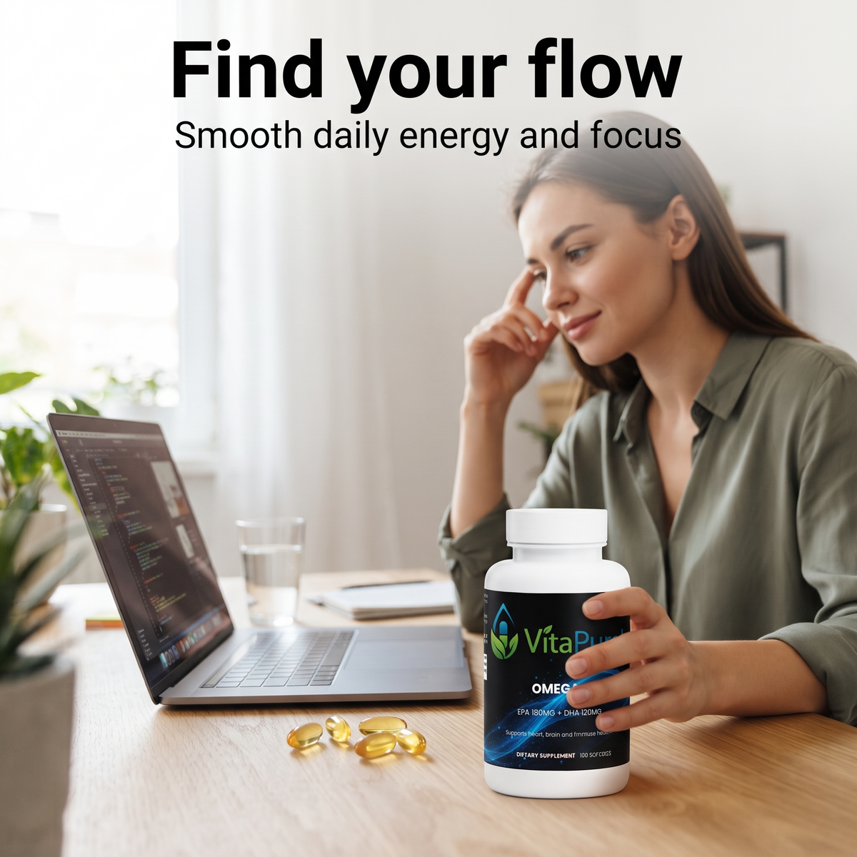 [UGC] Omega-3 EPA 180mg + DHA 120mg — Lifestyle / Main Benefit