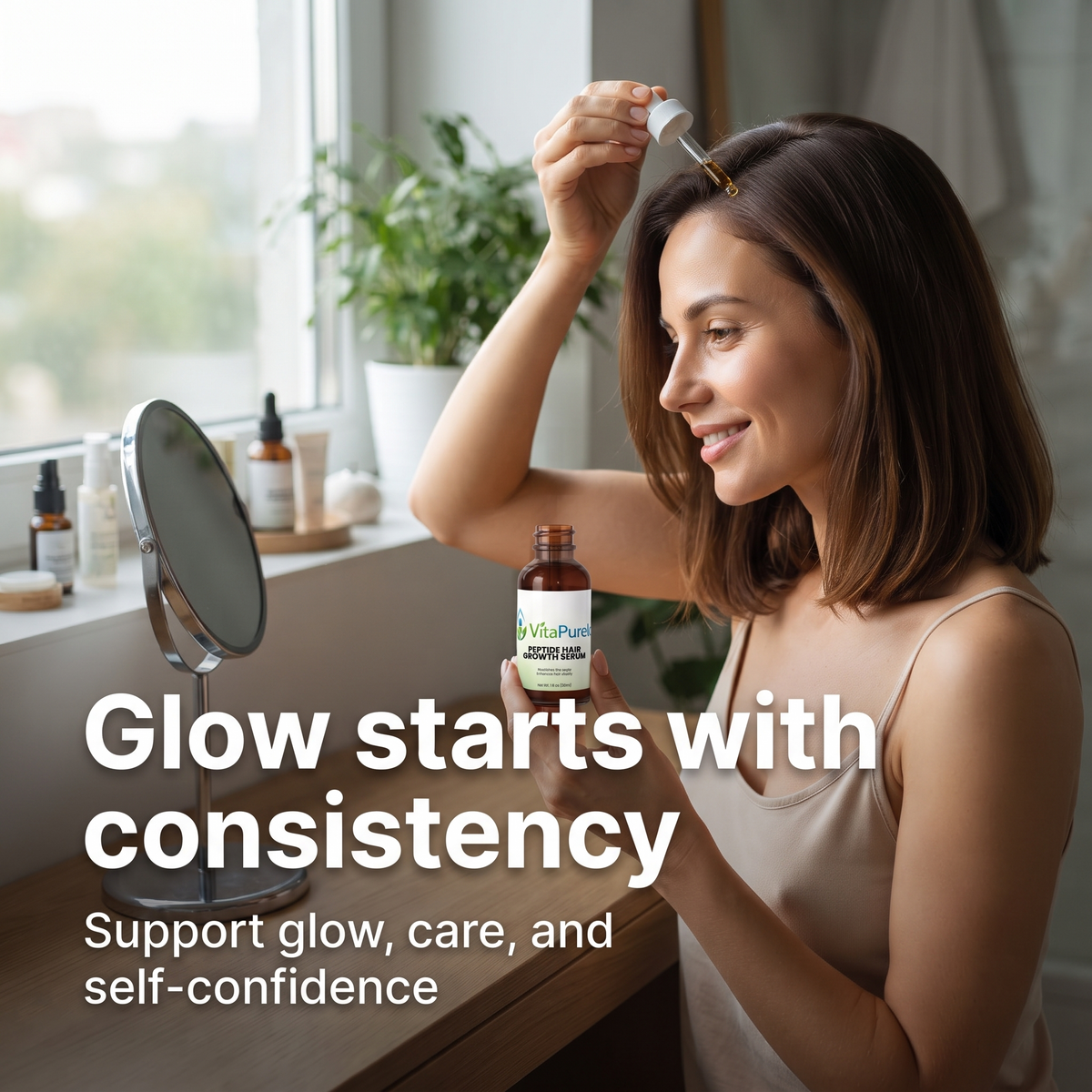 [UGC] Peptide Hair Growth Serum — Lifestyle / Main Benefit