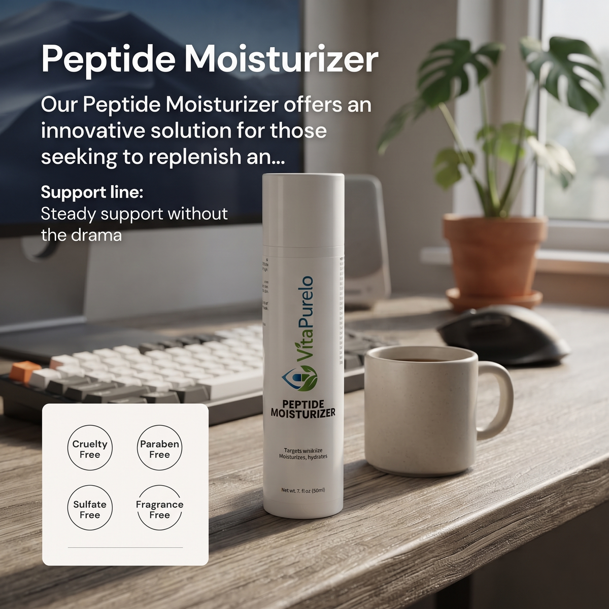 [UGC] Peptide Moisturizer — Product + Context