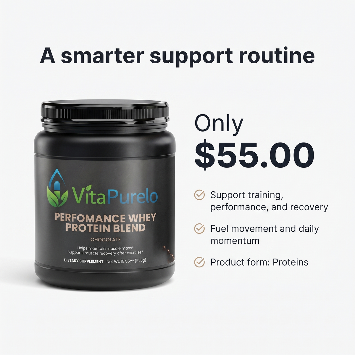 [UGC] Performance Whey Protein Blend (Chocolate) — Value / Price