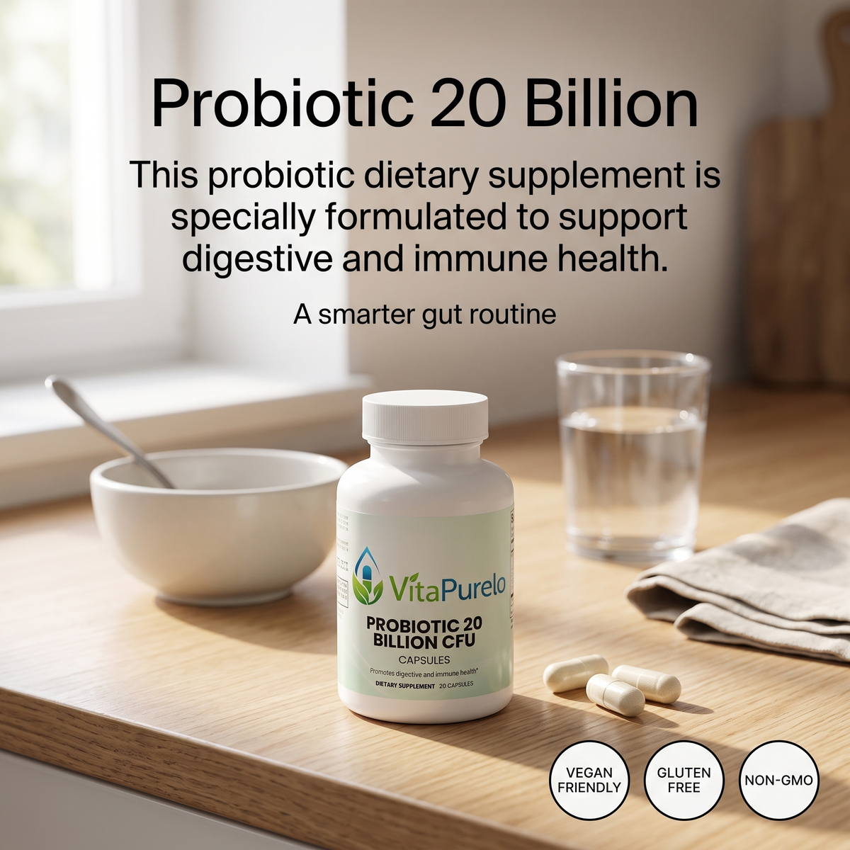 [UGC] Probiotic 20 Billion — Product + Context