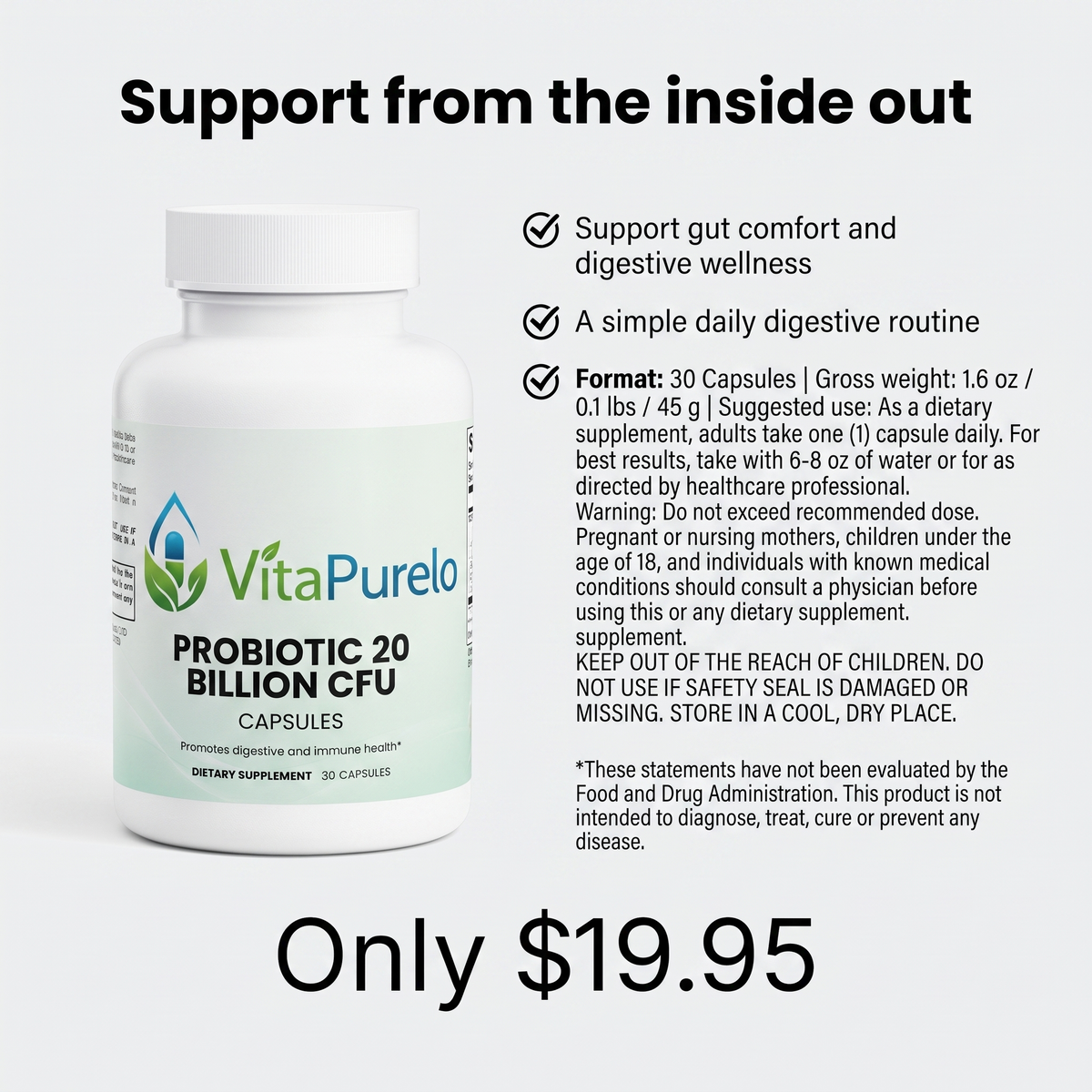[UGC] Probiotic 20 Billion — Value / Price