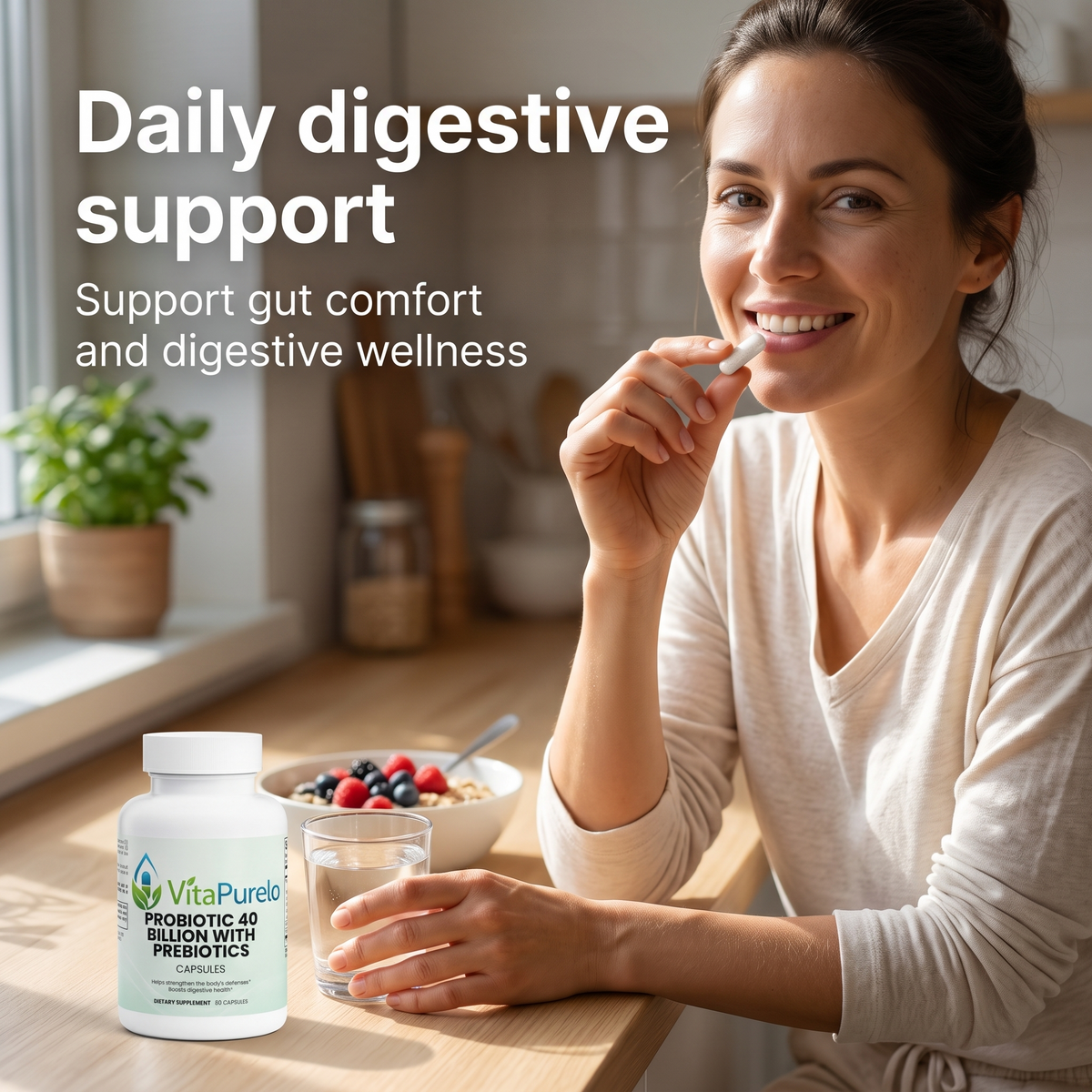 [UGC] Probiotic 40 Billion with Prebiotics — Lifestyle / Main Benefit
