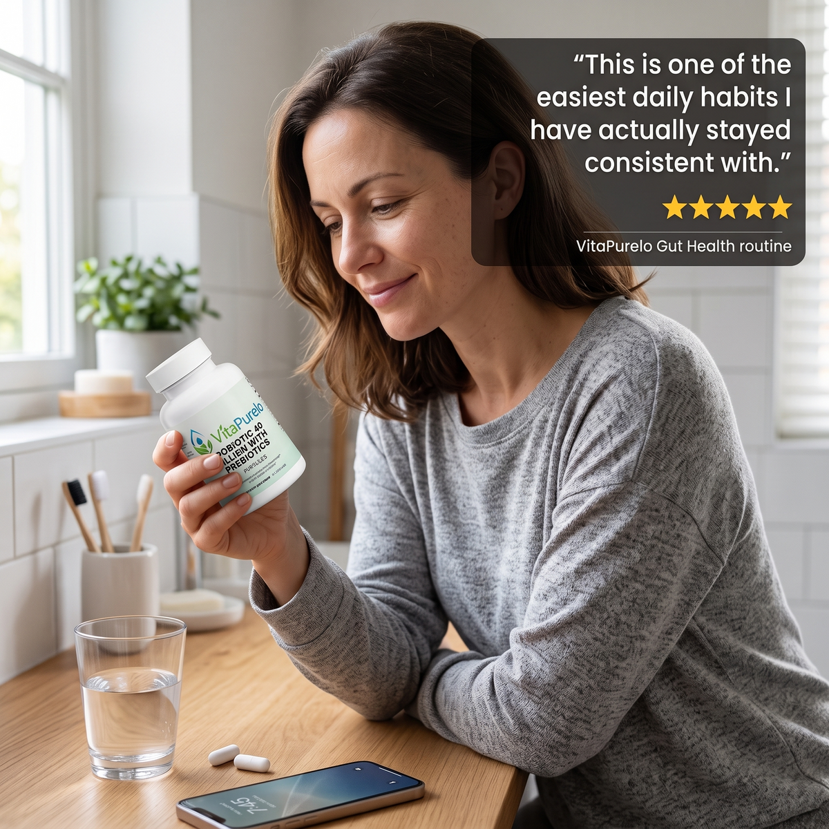 [UGC] Probiotic 40 Billion with Prebiotics — Testimonial / Review