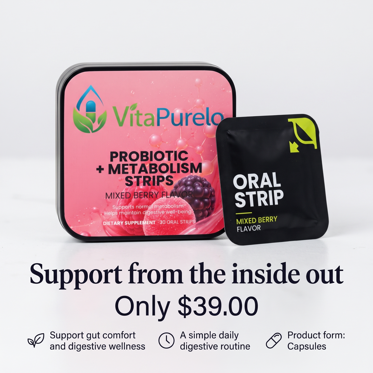 [UGC] Probiotic + Metabolism Strips — Value / Price
