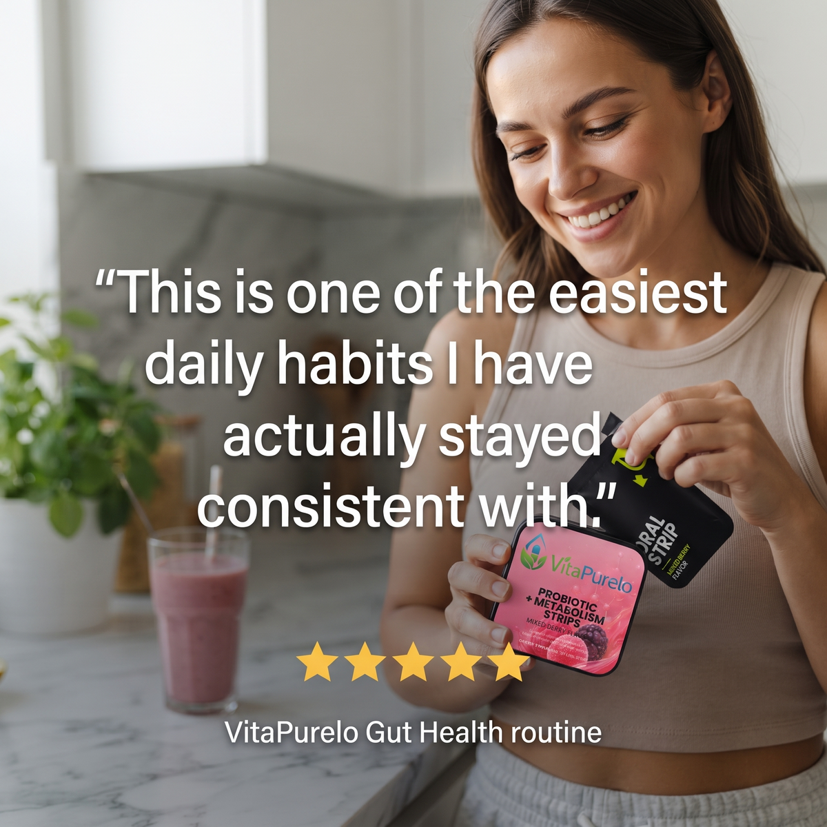 [UGC] Probiotic + Metabolism Strips — Testimonial / Review