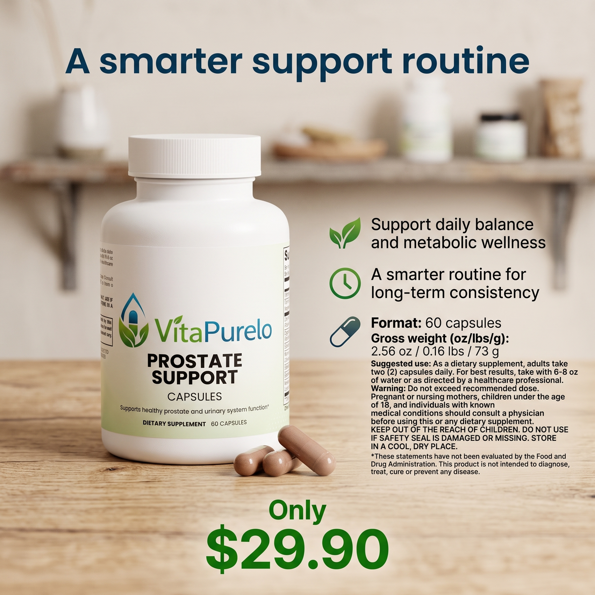 [UGC] Prostate Support — Value / Price