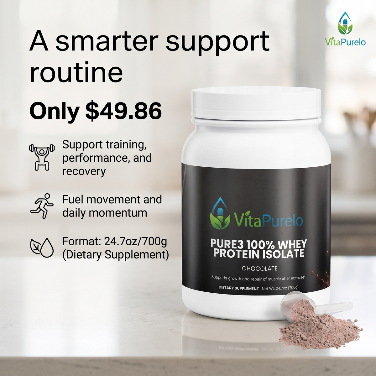 [UGC] Pure3 100% Whey Protein Isolate (Chocolate) — Value / Price