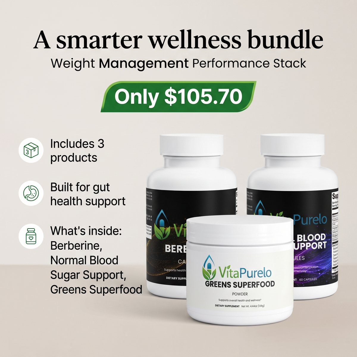 [UGC] Weight Management Performance Stack — Bundle Value / Price