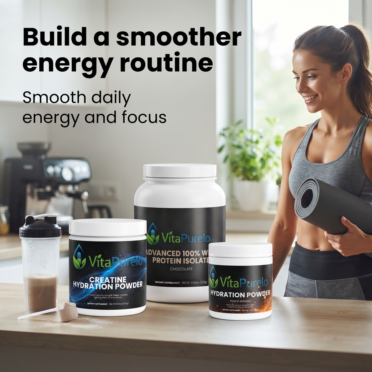 [UGC] Workout & Recovery Performance Stack — Bundle Lifestyle / Hero