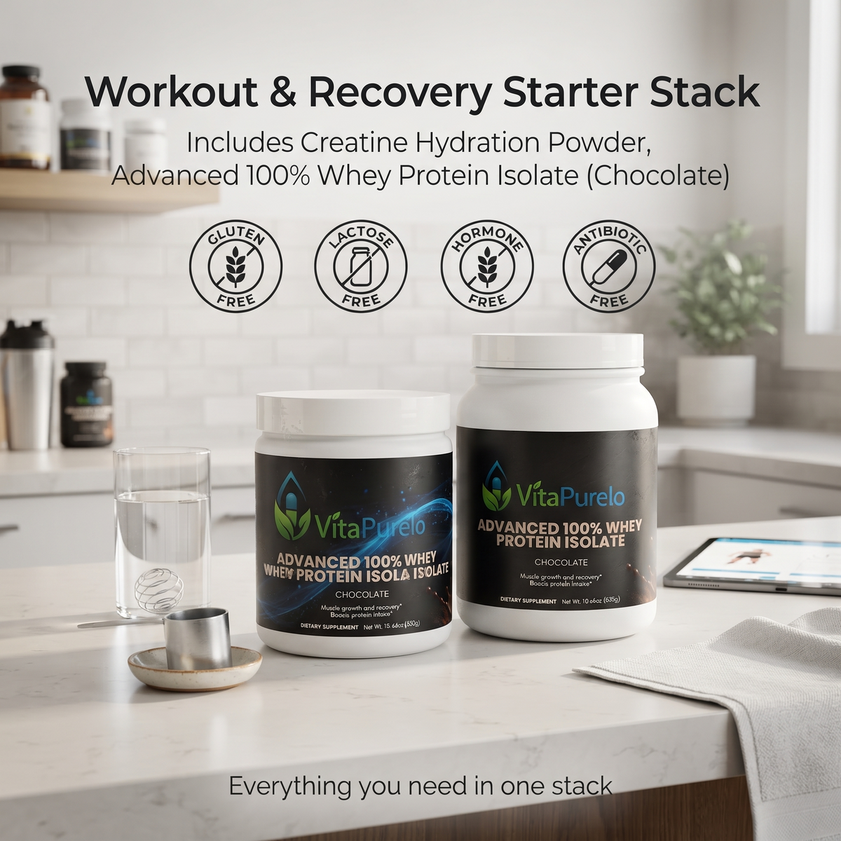 [UGC] Workout & Recovery Starter Stack — Bundle Product + Context