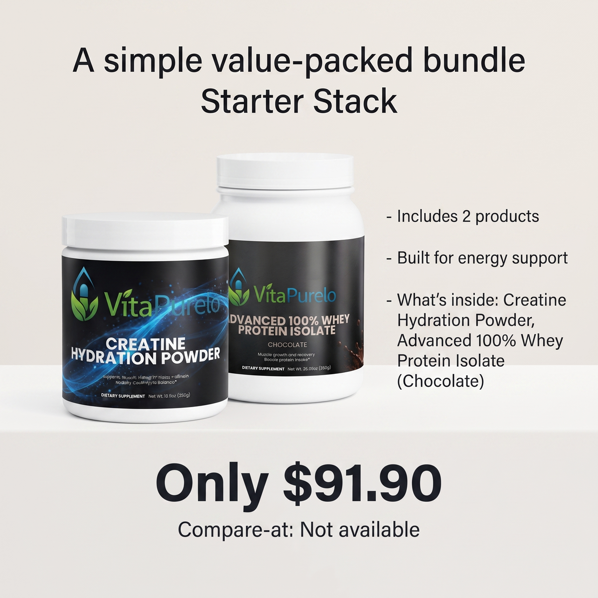 [UGC] Workout & Recovery Starter Stack — Bundle Value / Price